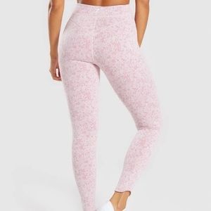 GYMSHARK FLEUR TEXTURE LEGGINGS